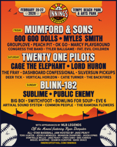 Innings Festival returns to Tempe, featuring: Blink-182, Twenty One ...
